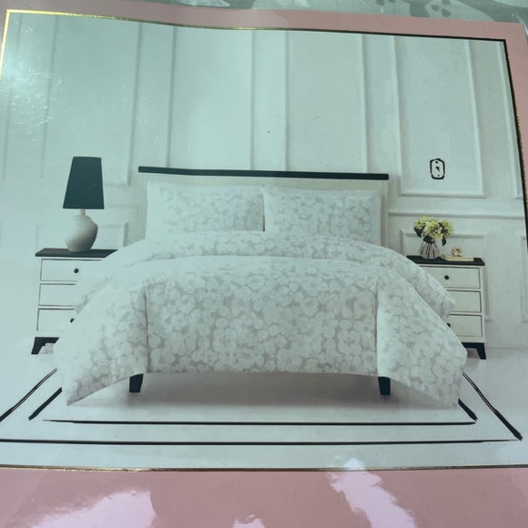 kate spade Bedding New Kate Spade Blossom Queenfull Comforter Set 0